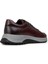 Erkek Bordo Hakiki Deri Sneaker Ayakkabı - 01984MBRDE03 3