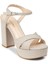 Kadın Rose Platform Topuklu Abiye Ayakkabı - K3026ZROSM01 3