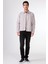 Gri Çıtçıt Kapamalı Kapitone Slim Fit Erkek Mont 1