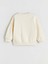 Lcw Kids Ekru Bisiklet Yaka Uzun Kollu Nakışlı Kız Çocuk Sweatshirt 2