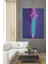 Neon Işıltılı Kılıç Modern Sanat Dekoratif Ahşap Ev/işyeri/ofis Kare Tablo 1