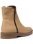 Kadın Hakiki Deri Bej Günlük Bot - Z1584ZBEJC01 2