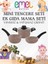 12 cm Mini Tencere Seti Bej (Ek Gıda Mama Seti) 1