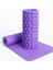 Foam Roller Masaj Rulosu – Yoga, Pilates, Fitness ve Fizyoterapi İçin EVA Köpük Masaj Aleti (33x14 cm) Mor 1