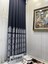 Nivemeshome Side FT632057 V- 504 Siyah 1/3 Sık Pileli Fon Perde Apm 1