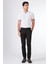 Siyah Erkek Slim Fit Düz Pantolon 3