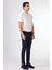 Lacivert Erkek Ekstra Slim Fit Melanj Desenli Klasik Pantolon - 103476 7