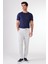 Lacivert Erkek Slim Fit Çizgili Pantolon - 104530 5