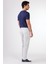 Lacivert Erkek Slim Fit Çizgili Pantolon - 104530 8