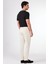 Bej Erkek Slim Fit Düz Pileli Pantolon - 104463 7