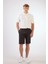 Koyu Gri Erkek Regular Fit Düz Casual Short 8