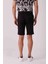 Siyah Erkek Regular Fit Düz Casual Short 8