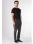 Antrasit Bağcıklı Pileli Jogger Erkek Pantolon 3