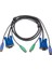 Ps/2 Kvm Kablosu, VGA Monitör 15 Pin Hdb Dişi, Ps/2 Klavye 6 Pin Mini-Dın Erkek, Ps/2 Mouse 6 Pin Mini-Dın Erkek &lt;-&gt; VGA Monitör 15 Pin Hdb Erkek, Ps/2 Klavye 6 Pin Mini-Dın Erkek, Ps/2 Mouse 6 1