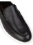 Erkek Hakiki Deri Siyah Loafer Ayakkabı - 01957MSYHE01 5