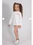 Kız Çocuk Çiçek Nakışlı Sweatshirt ve Basic Tayt Kombini - 2’li Takım 9812 4