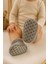 Bebek & Çocuk Kaydırmaz Tabanlı Ev Botu / Panduf / Kışlık Peluş Bot Gri Renk 3