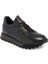 Siyah Hakiki Nubuk Deri Erkek Sneaker - E23S1AY56359-A23 9