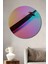Neon Işıltılı Kılıç Modern Sanat Ev/işyeri/ofis Dekoratif Ahşap Yuvarlak Tablo 1