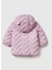 Bebek Lila Zikzak Dikişli Tavşan Kulak Kapüşonlu Mevsimlik Ince Mont 2