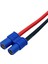 14AWG - Ec3 Erkek Konnektör - 10 cm Silikon Kablo 1