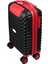 Pp Underseat Küçük Boy Siyah-Kırmızı Valiz 46X34X19 cm | 4 Tekerlek | Şifreli Kilit 4
