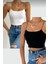 Askılı Crop Büstiyer Penye Bluz 2’li Set 1