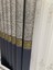 Nivemeshome Likya FT632120 V-2501 Lacivert-Gold 1/3 Sık Pileli Fon Perde Apm 2