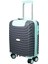 Pp Underseat Küçük Boy Gri-Turkuaz Valiz 46X34X19 cm | 4 Tekerlek | Şifreli Kilit 1