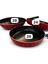 Titanyum Difüzyon Tabanlı 24,26,28 cm 3lü Set Wok Tava 1