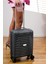 Pp Underseat Küçük Boy Gri Valiz 46X34X19 cm | 4 Tekerlek | Şifreli Kilit 2