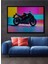 Çerçeve Görünümlü Neon Işıltılı Motosiklet Modern Sanat Dekoratif Ahşap Ev/işyeri/ofis Kare Tablo 1