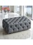 Swiss Style Puf Guarda Ayaksız Kapitoneli Dekoratif 80x40x45 cm Ayaksız Kapitoneli Dekoratif puf(Gri) 1
