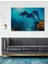 Denizaltı Dünyası Yunuslar Yağlı Boya Görünümlü Dekoratif Ahşap Ev/işyeri/ofis Kare Tablo 1