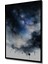 Çerçeve Görünümlü Sulu Boya Görünümlü Samanyolu Rüyası Dekoratif Ahşap Ev/işyeri/ofis Kare Tablo 2