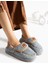 Kadın Sıcacık Panduf Kaydırmaz Taban Kışlık Kadın Ev Ayakkabısı Ev Botu Panduf Rahat Taban 4