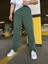 Erkek Şeritli Baskılı Oversize Baggy Eşofman 4