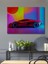 Neon Işıltılı Süper Araba Modern Sanat Dekoratif Ahşap Ev/işyeri/ofis Kare Tablo 1