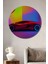 Neon Işıltılı Süper Araba Modern Sanat Dekoratif Ahşap Ev/işyeri/ofis Yuvarlak Tablo 1