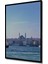 Çerçeve Görünümlü Istanbul Panorama Yağlı Boya Görünümlü Dekoratif Ahşap Ev/işyeri/ofis Kare Tablo 2