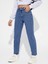 Kadın Boyfriend Denim Jean Pantolon 1