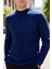 Monz Fitilli Slim Fit Likralı Yüksek Yaka Erkek Uzun Kol Tshirt 1
