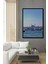 Çerçeve Görünümlü Istanbul Panorama Yağlı Boya Görünümlü Dekoratif Ahşap Ev/işyeri/ofis Kare Tablo 1