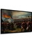 Çerçeve Görünümlü Tarihi Savaş Alanı Yağlı Boya Görünümlü Dekoratif Ahşap Ev/işyeri/ofis Kare Tablo 3