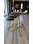 Elegante Serisi Gold Metal Ayaklı 4 Lü Sehpa Seti Parlak Gold Krem Mdf Tabla 7