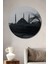 Istanbul Silüeti Modern Çizgiler Dekoratif Ahşap Ev/işyeri/ofis Yuvarlak Tablo 1