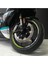 Cfmoto 450SR Sticker Jant Iç & Dış Yazılı Etiket Modeli Neon Sarı - Beyaz 3