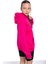 Fuşya Kanguru Cepli Basic Şardonlu Kız Çocuk Kapüşonlu Sweatshirt 21206 5