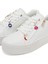 Kadın Beyaz Bağcıklı Kalın Tabanlı Sneaker 25AFD430918 9