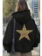 Leopar Stars Sırt Yıldız Baskılı Içi Pamuklu Unisex Sweatshirt 1